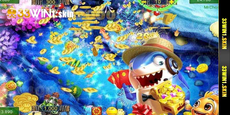 Hướng dẫn tham gia bắn cá ăn xu đổi tiền thật tại nhà cái 33Win